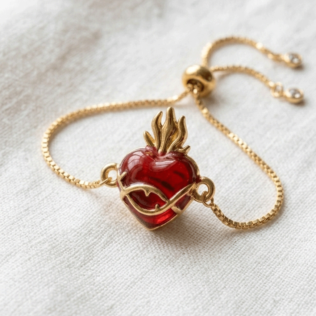 Set Virgen Protectora y Pulseras Sagrada Familia