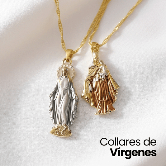 Collares de Virgenes - Baño en oro 18K