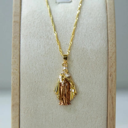 COLLARES VIRGENES ORO 18K